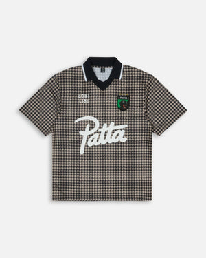 Patta Houndstooth Football Jersey (Irish Cream)