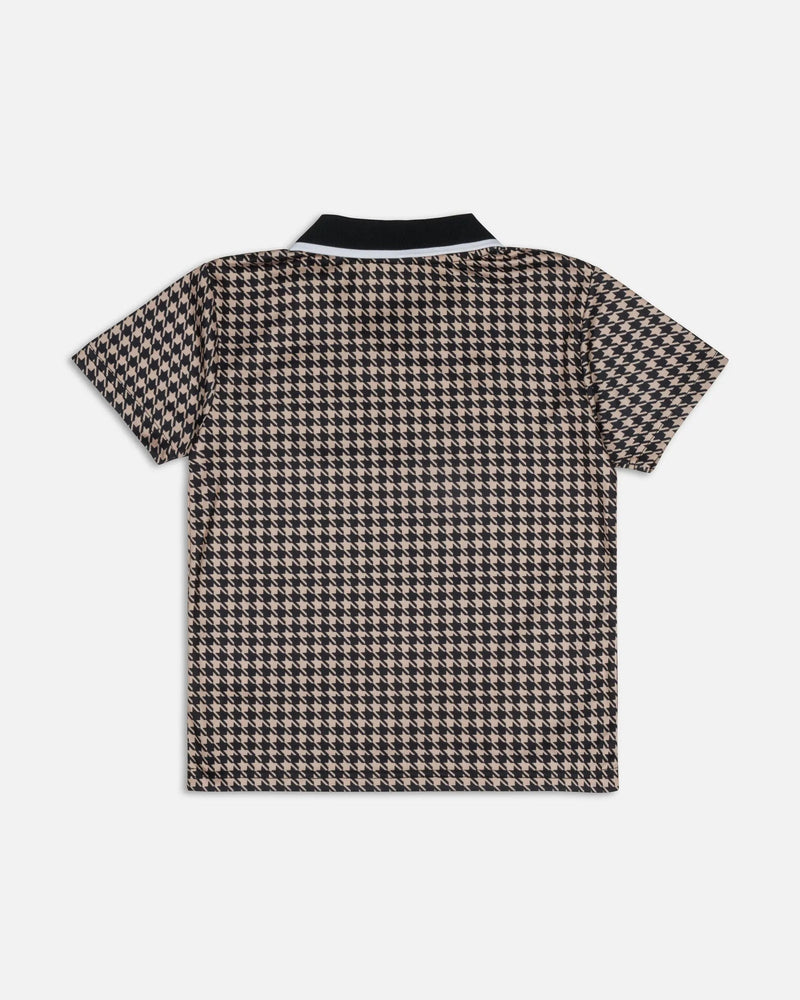 Patta Kids Houndstooth Football Jersey (Irish Cream)