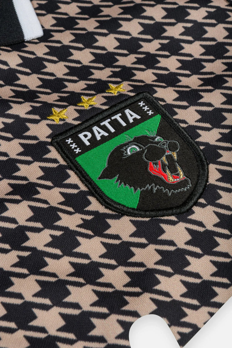Patta Kids Houndstooth Football Jersey (Irish Cream)
