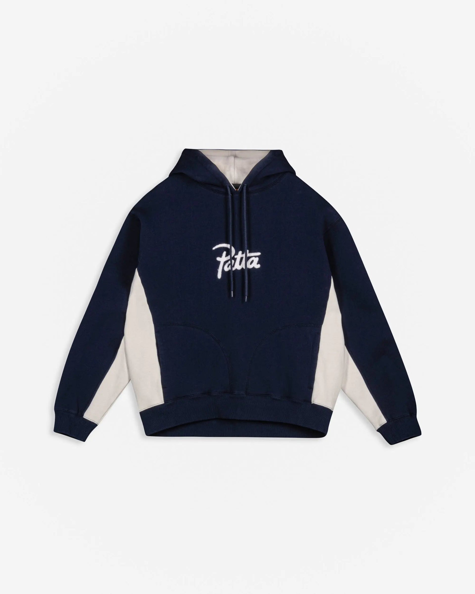 Patta Chenille Logo Hooded Sweater (Black Iris)