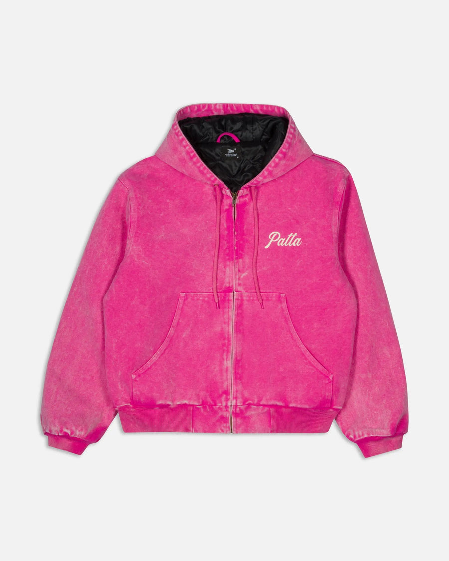 Patta Peace Canvas Hooded Jacket (Fuchsia Purple)