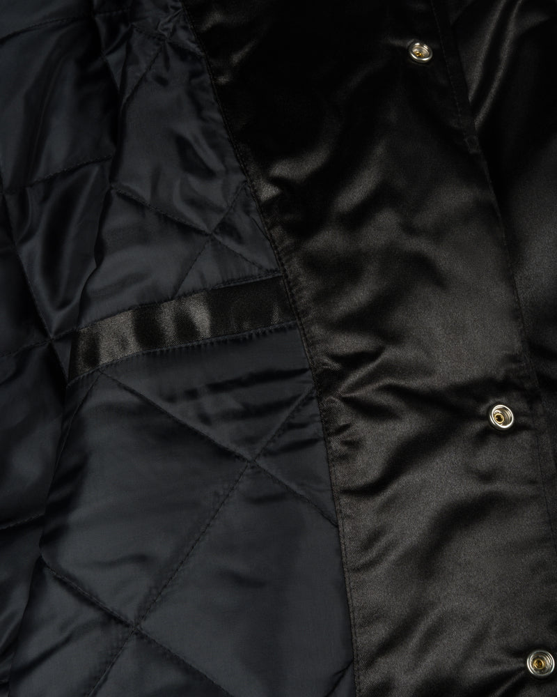 Patta Classic Satin Bomber Jacket (Black)