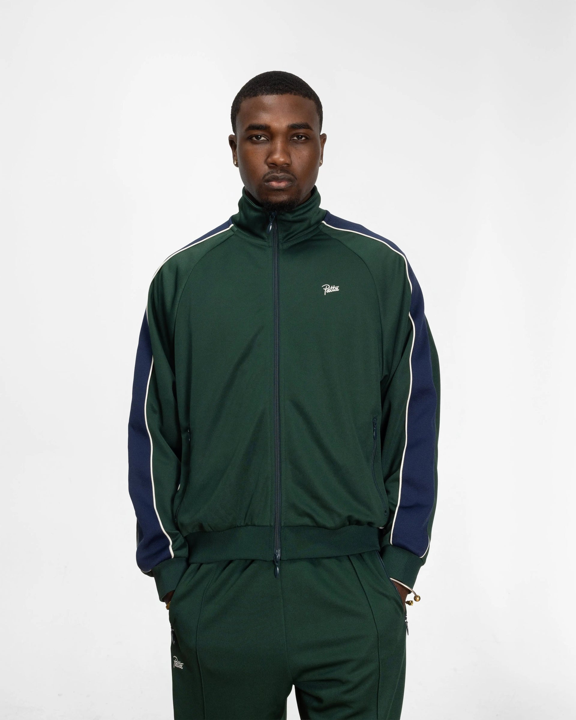 Patta Tricot Track Jacket (Pine Grove)