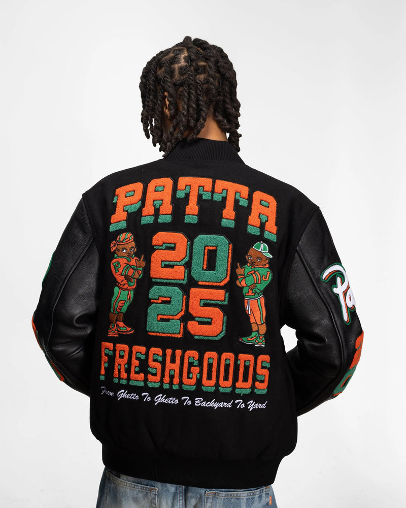 Patta x Joe Freshgoods Varsity Jacket (Black)