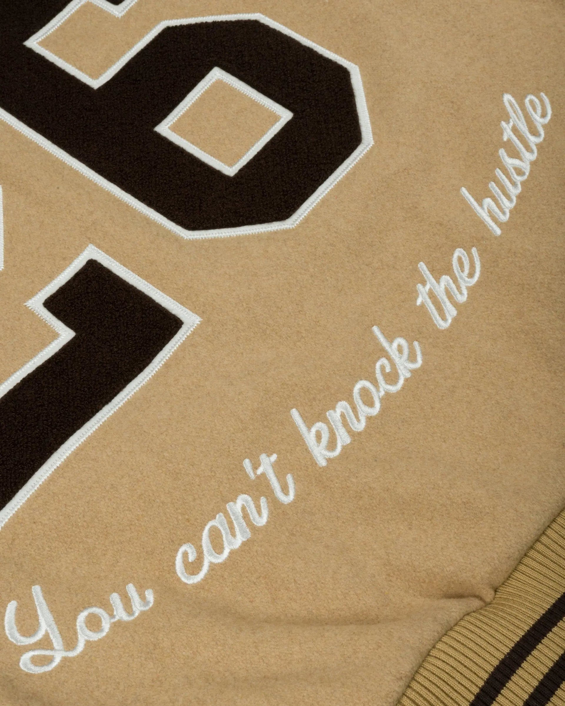 Patta Athletic P Houndstooth Varsity Jacket (Starfish)