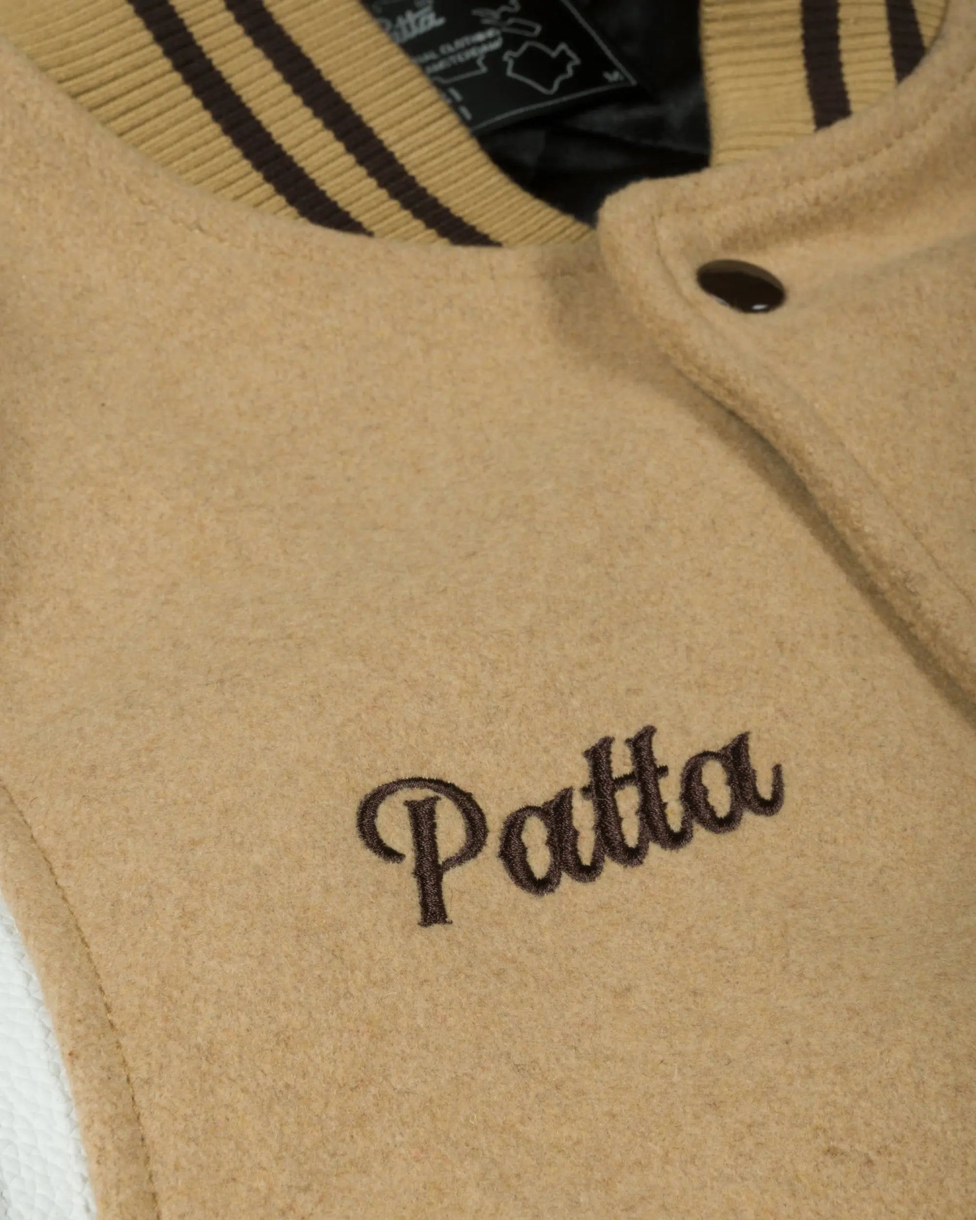Patta Athletic P Houndstooth Varsity Jacket (Starfish)